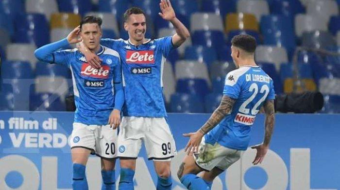 Piotr Zielinski saat bermain bersama SSC Napoli
