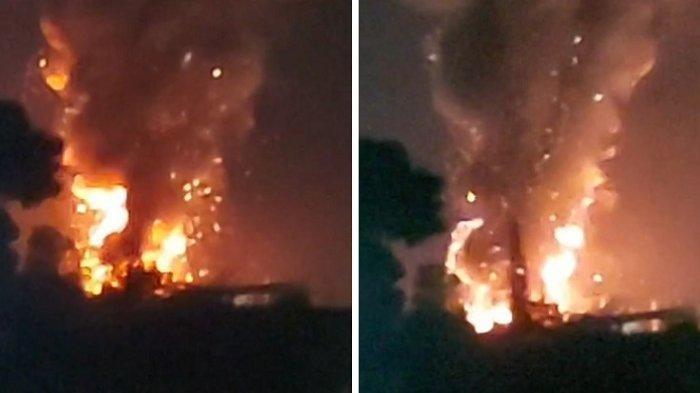 Capture video amatir kebakaran hebat di Kilang Pertamina Balikpapan yang direkam oleh warga kemudian disebarkan di berbagai media sosial pada Sabtu (25/05/2024) pagi.