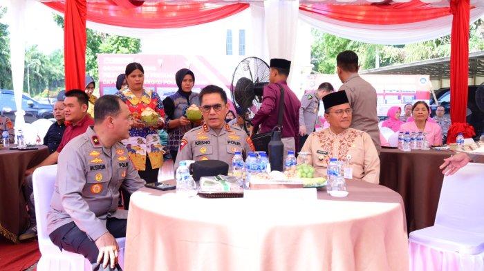 Kapolda Jambi Irjen Pol. Krisno H Siregar memimpin kegiatan Ground Breaking Satuan Pelayanan Pemenuhan Gizi (SPPG) di dapur SPPG Polresta Jambi pada Kamis, (26/06/2025)