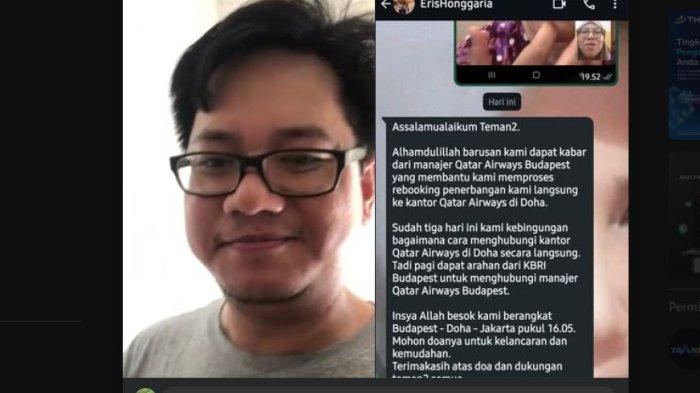 Unggahan terkini soal mahasiswa S3 asal Jambi yang penerbangannya dibatalkan Qatar Airways imbas perang Iran vs Israel dan AS. Sore ini terbang ke Indonesia