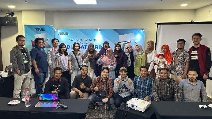 ASUS menggelar media dan blogger gathering di Jambi pada Selasa (28/11/2023).