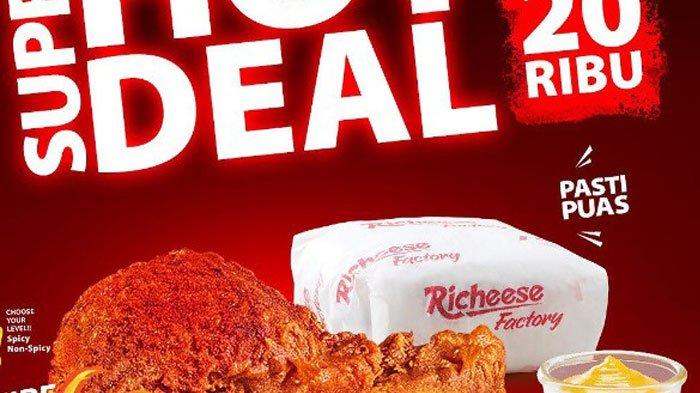 3 promo Richeese Factory hari ini 18 Juli 2023