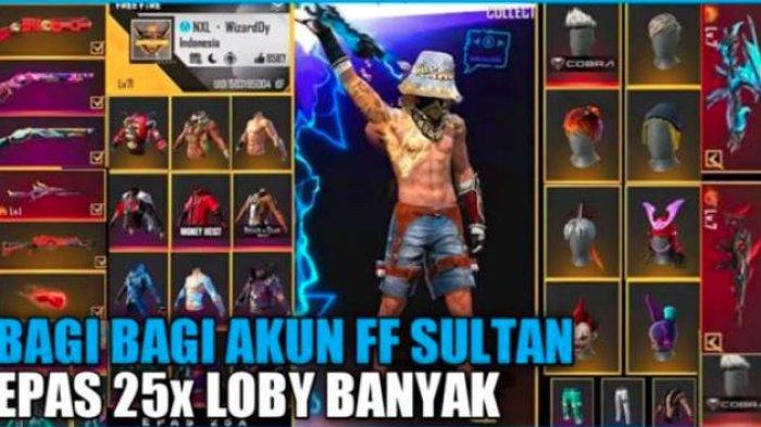 500+ Akun Tersultan Free Fire FF Terbaru 2025, Full Diamond +999999 hingga Skin Unlimited
