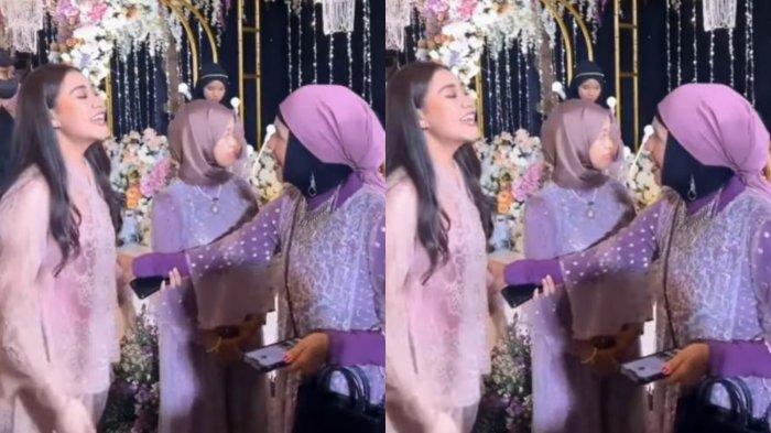 Aaliyah Massaid ngobrol dengan Ibu Thariq Halilintar