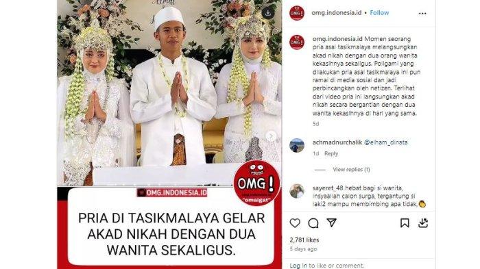 Pria Nikahi Dua Teman Sekolahnya