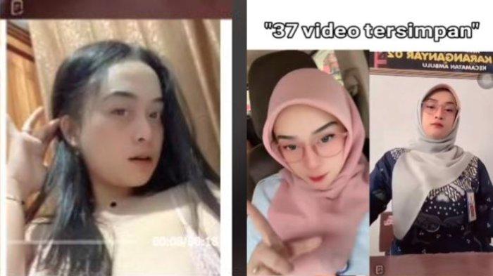 Postingan dari akun TikTok @viral_lagii, Senin (24/2) memperlihatkan wajah Bu Guru Salsa