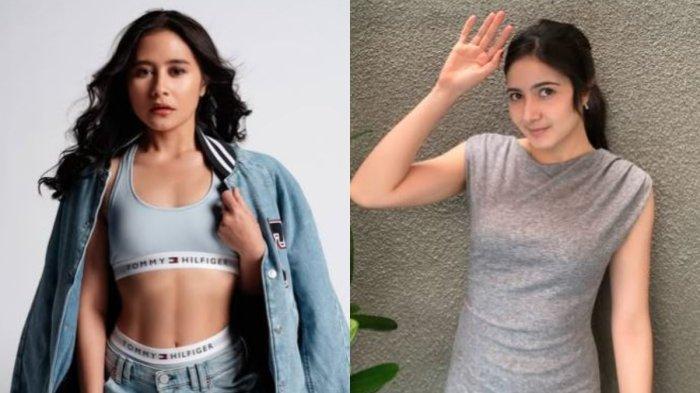ARTIS CANTIK - Selebgram Bulan Sutena dan artis cantik Prilly Latuconsina