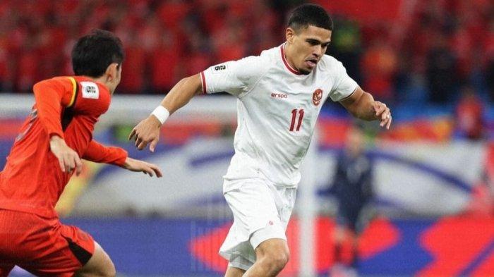 Cina vs Indonesia di Kualifikasi Piala Dunai 2026.