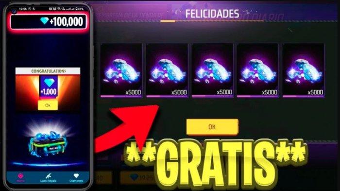 FREE FIRE - Cara mendapatkan diamond gratis di Free Fire