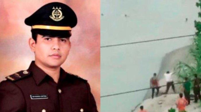 DRAMATIS Calon Jaksa Reynanda Tewas Usai Loncat ke Sungai Kejar Kades Korupsi, Kasi Intel: Kelelahan