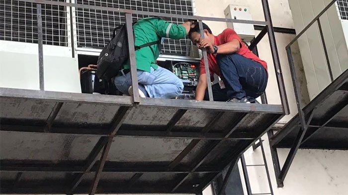 Dayat seorang pelaku UMKM yang bergerak di bidang jasa servis AC