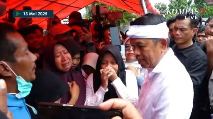 Ucapan warga mendadak bikin Gubernur Jawa Barat, Dedi Mulyadi kesal saat temui keluarga korban ledakan di Garut.