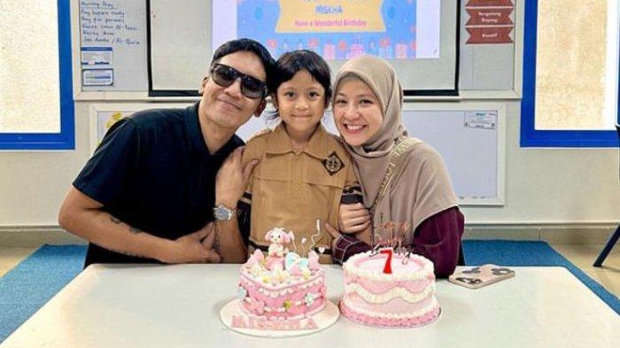 Desta dan Natasha Rizky Kompak Rayakan Ulang Tahun Mishka