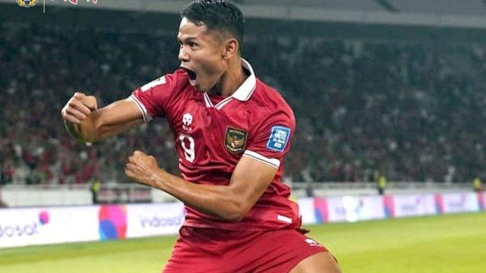 Dimas Drajad mencetakl Hattrick di laga Timnas Indonesia vs Brunei di Kualifikasi Piala Dunia 2026 pada Kamis (12/10/2023) malam.