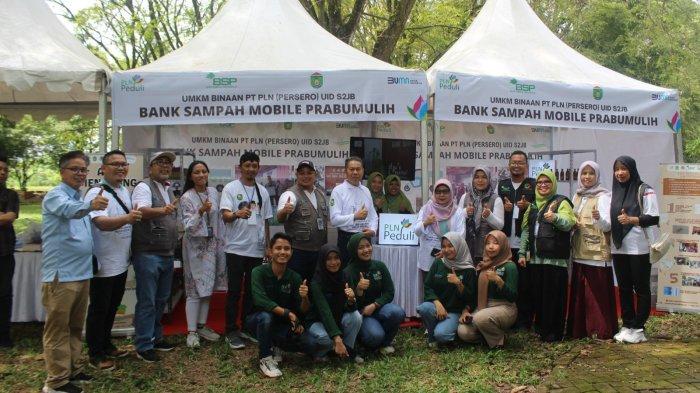Dinas Lingkungan Hidup Provinsi Sumatera Selatan (Sumsel) pameran bank sampah.