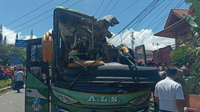 Terkuak dua diantara 12 penumpang yang tewas di kecelakan Bus ALS di Panjang Panjang berencana menuju ke Jambi.