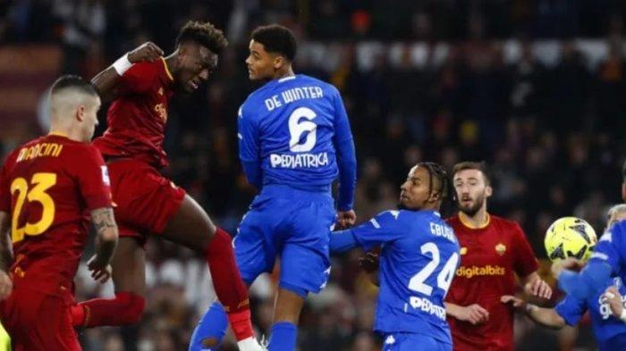 AS Roma berhasil mengalahkan Empoli dengan skor 2-0 berkat gol Ibanez dan Tammy Abraham
