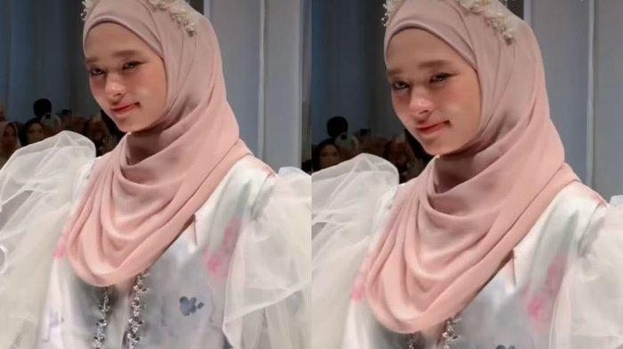 Inara Rusli tampil cantik di panggung runaway
