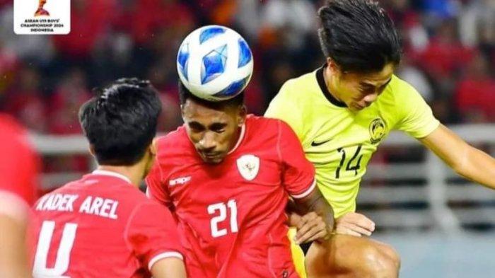 Indonesia U-19 kalahkan Malaysia U-19 dengan skor tipis 1-0 di semifinal Piala AFF U-19, pada Sabtu (27/7/2024) malam.