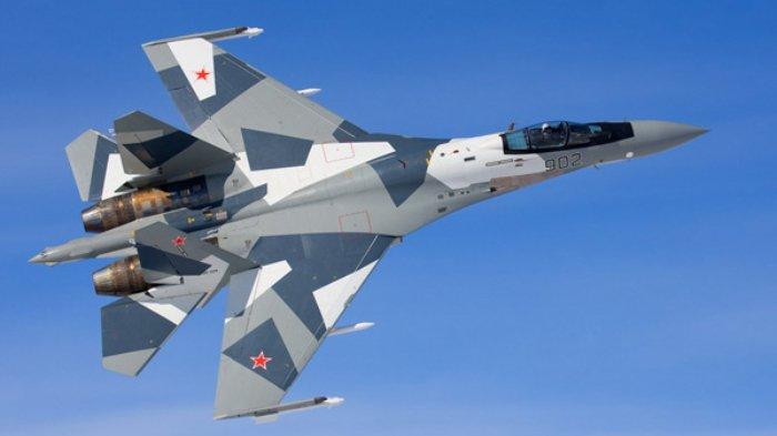 Jet tempur Su-35 Rusia.