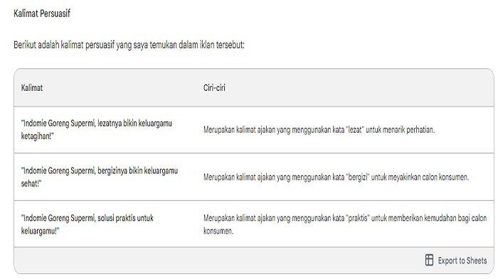 Kalimat persuasif pada iklan