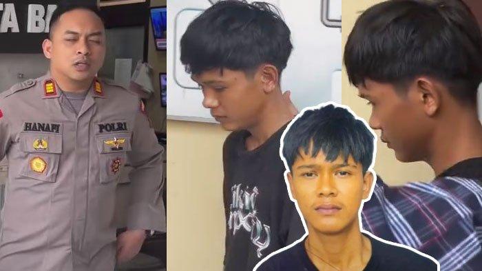 Kapolsek Kota Baru, AKP Hanafi Dita Utama (kiri), dan pose tersangka pelaku pembunuhan terhadap wanita cantik di tempat kost di Paal V Kota Jambi dari beberapa sudut (kanan)