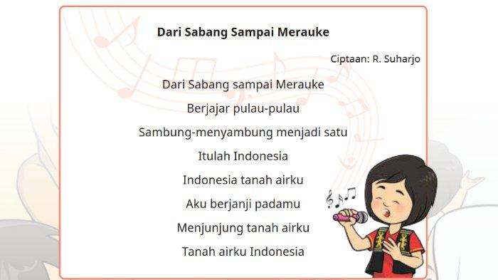 Gambar soal untuk kunci jawaban Pendidikan Pancasila atau Pendidikan Kewarganegaraan (PKN) kelas 3 SD/MI Kurikulum Merdeka BAB 1 Aku Anak Indonesia bagian Ayo Menyanyi halaman 26.