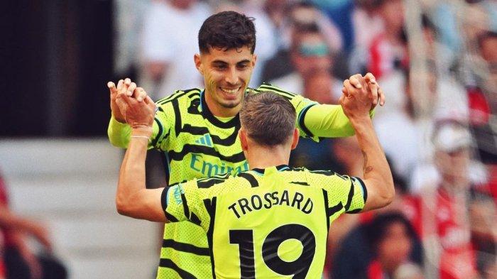 Leandro Trossard dan Kai Havertz di Arsenal