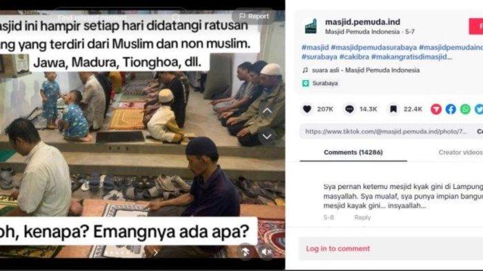 Masjid di Surabaya Beri Fasilitas Gratis