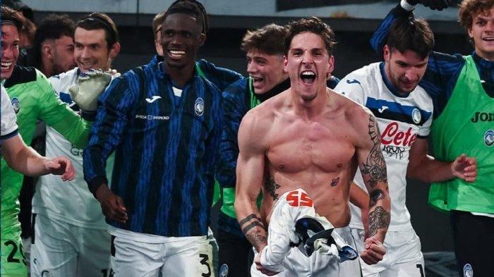 Nicolo Zaniolo di Atalanta setelah mengalahkan AS Roma.