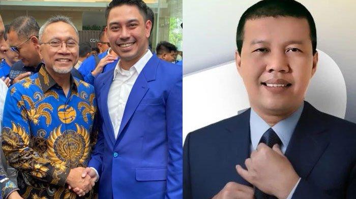Ketua Umum PAN, Zulkifli Hasan (kiri), Zumi Laza (tengah), Romi Haryanto (kanan)