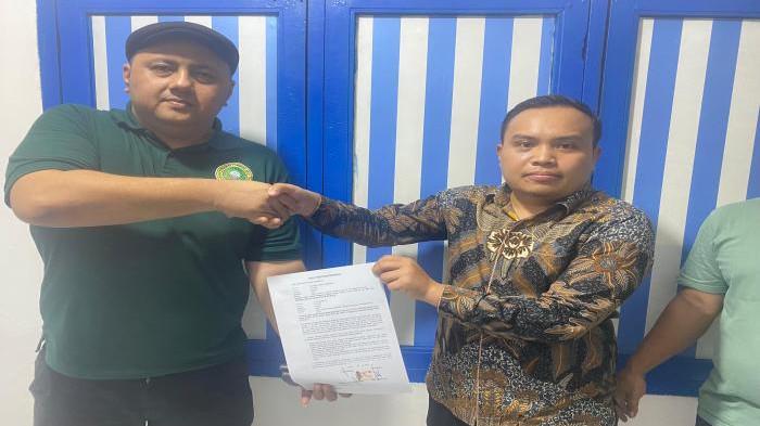 DAMAI - Pasca Tabrak Lari Mobil DInas Bawaslu Jambi, Pemilik Showroom dan Pelaku Berdamai