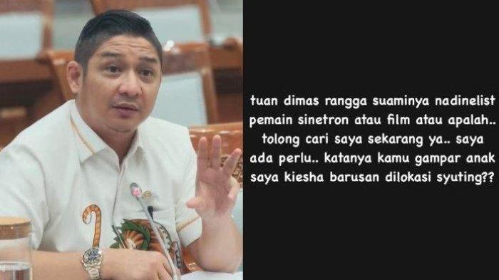 Artis sekaligus politikus, Pasha Ungu masih tak terima anaknya, Keisha Alvaro ditampar oleh Dimas Anggara di lokasi syuting.