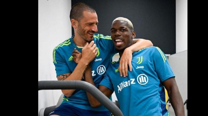 Paul Pogba bersama Pemain Juventus, Eks Gelandang Manchester United tersebut merampungkan kepindahannya ke Juventus setelah 6 tahun membela Setan Merah.