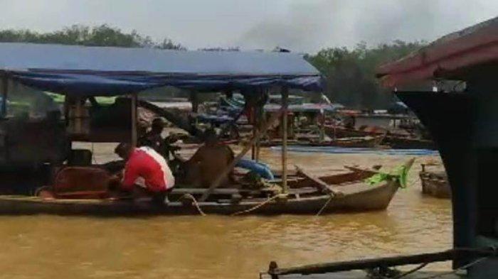 Aktivitas pencurian benda purbakala di Sungai Batanghari kawasan Suak Kandis, Kelurahan Tanjung, Kecamatan Kumpeh Muaro Jambi masih berlangsung.