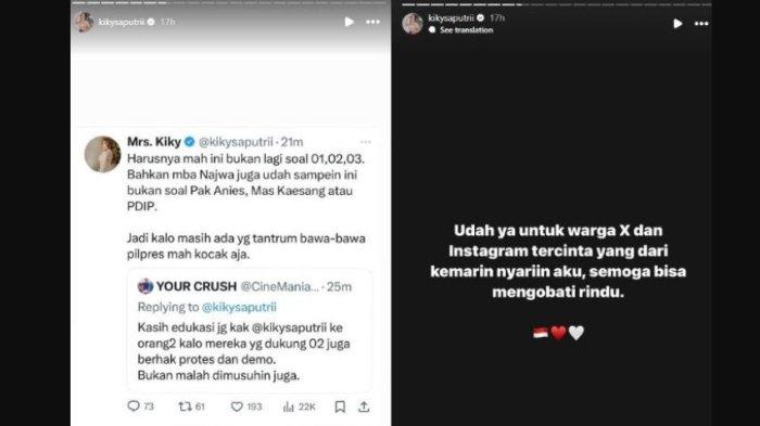 Postingan Kiky Spautri