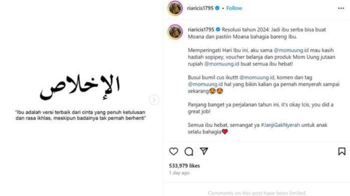 Postingan Ria Ricis