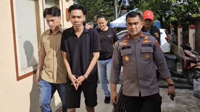 Anggi, tersangka pembunuhan berencana di rumah kos kawasan Payo Lebar, Kecamatan Jelutung, Kota Jambi.