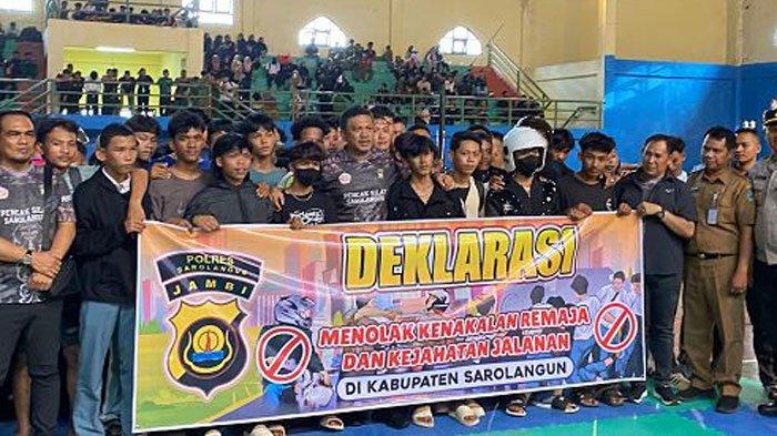 GENK MOTOR TOBAT - Anak Geng Motor Sarolangun Hendak Berdamai dengan Polisi
