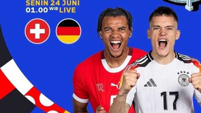Swiss akan menghadapi Jerman dalam pertandingan Euro 2024 malam ini.