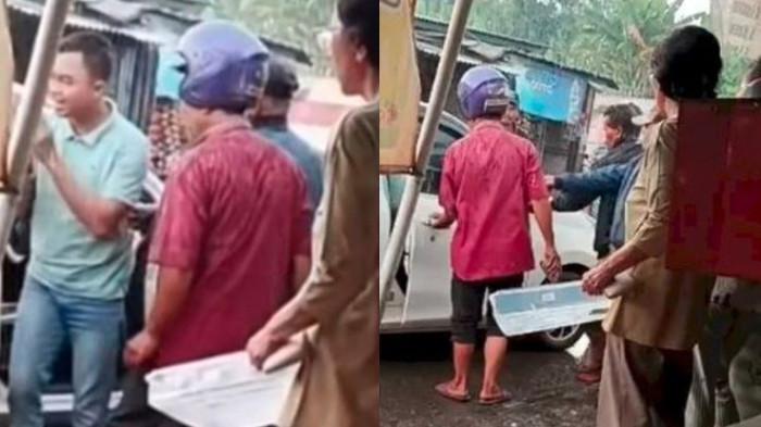 TEGANYA Ibu dan Bayi Dipaksa Turun dari Taksi Online Saat Hujan oleh 3 Tukang Ojek, Mau Pecahi Kaca