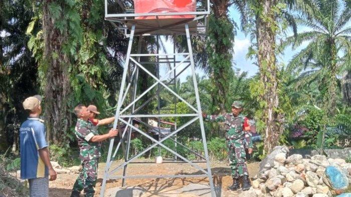 TMMD Ke 122 Kodim 0420 Sarko Laksanakan Program Ketahanan Pangan Serta Bangun Sumur Bor