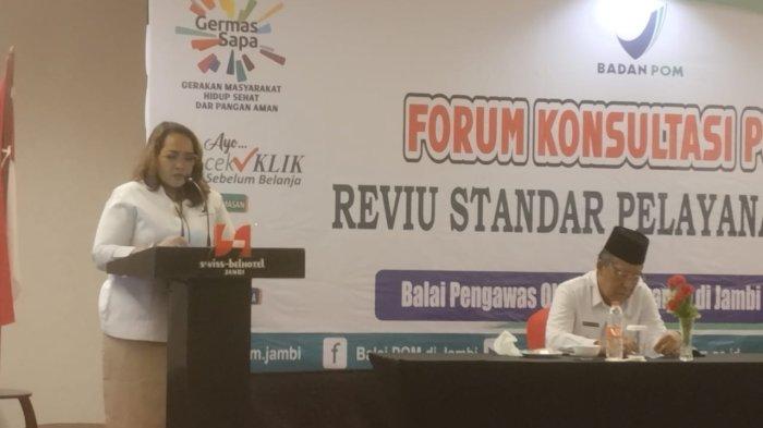 Kepala BPOM Jambi Veramika Ginting S.Si.,Apt.M.H.
