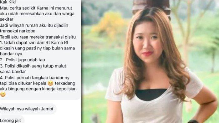 Viral Kiky Saputri Berani Colek Kapolri Listyo Sigit Tentang Kasus Narkoba di Jambi, Lokasi di Lorong Jahit