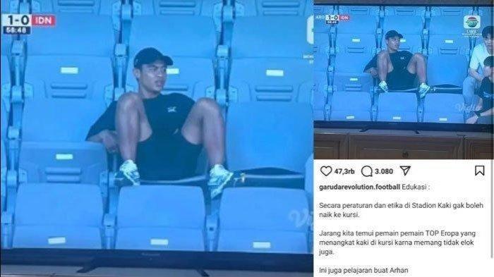 Viral Perangai Arhan Saat Duduk Nonton Timnas Indonesia Vs Argentina di Korea Disorot Warganet