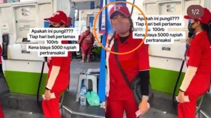Viral Tampang Pegawai SPBU Nekat Potong Rp 5 Ribu Tiap Isi BBM, Sebut Biaya Admin