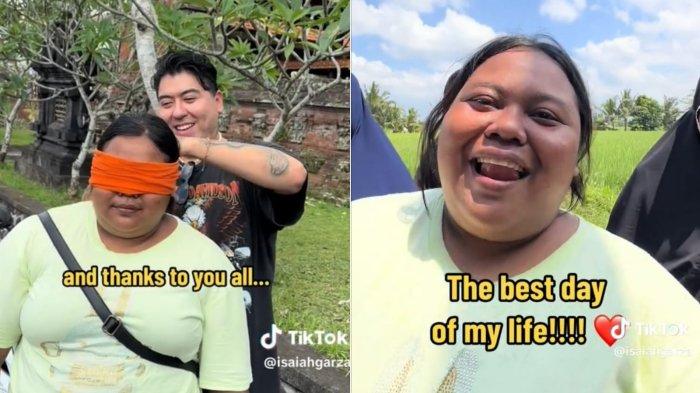 Viral penjual donat dapat rumah da uang Rp 155 juta dari pria bule