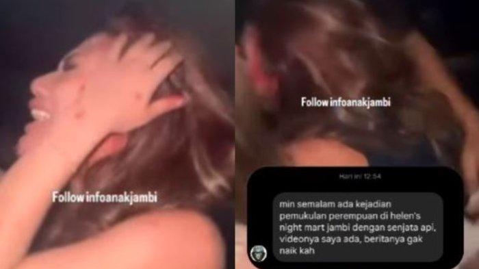 Viral di sosial media seorang wanita mengalami luka-luka diduga jadi korban kekerasan di Helens Night Mart Jambi.