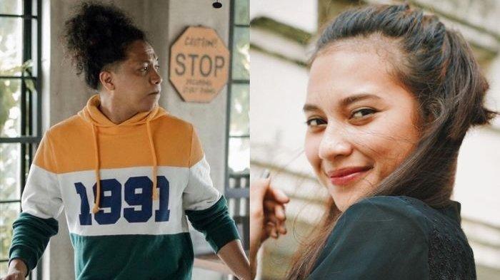 Kolase foto Arie Kriting dan Indah Permatasari