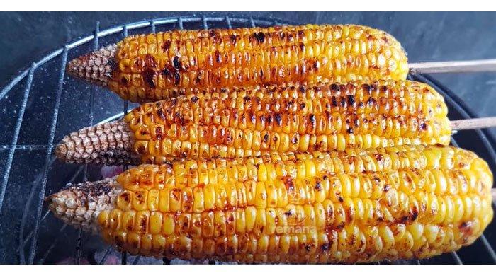 Cara membuat jagung bakar pedas manis